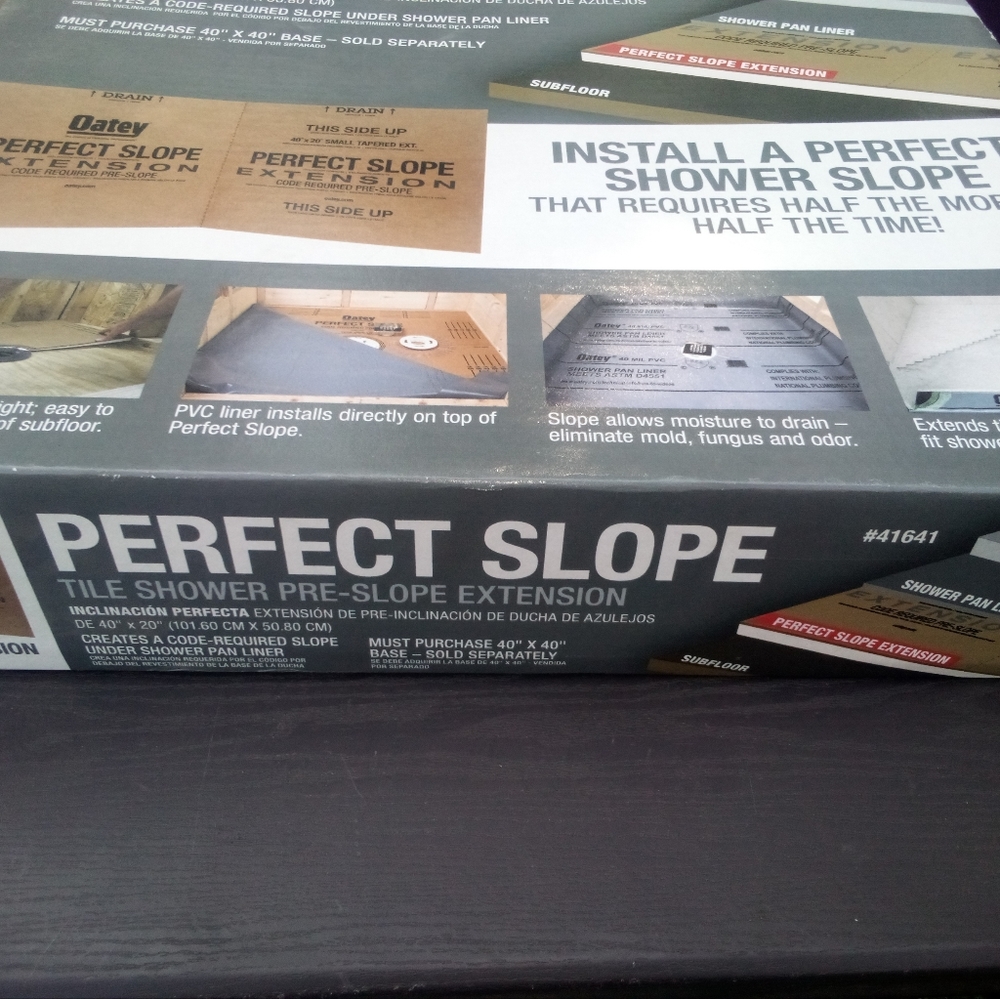 Shower slope